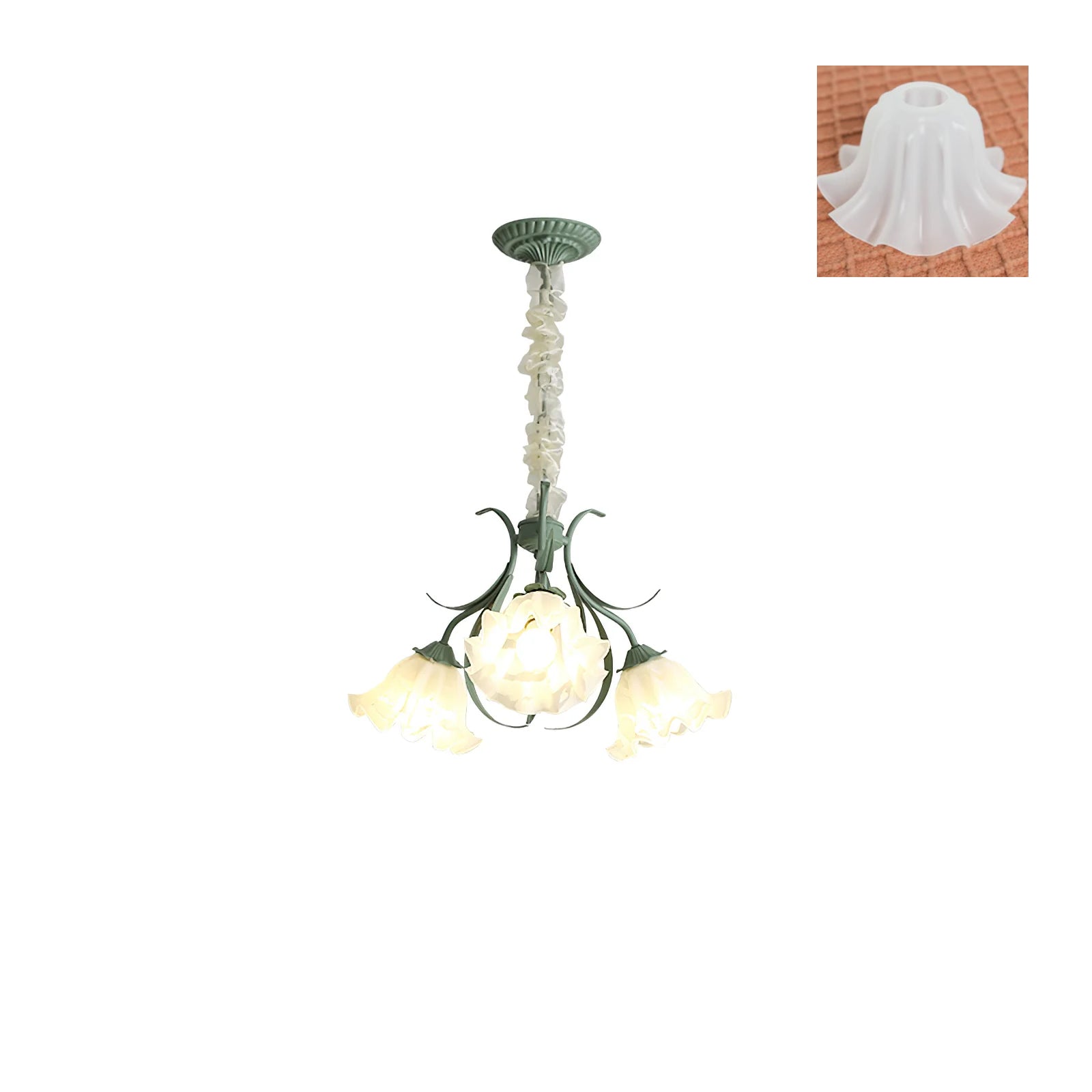 Lily of the Valley Flower Chandelier - Lamp Outdoor