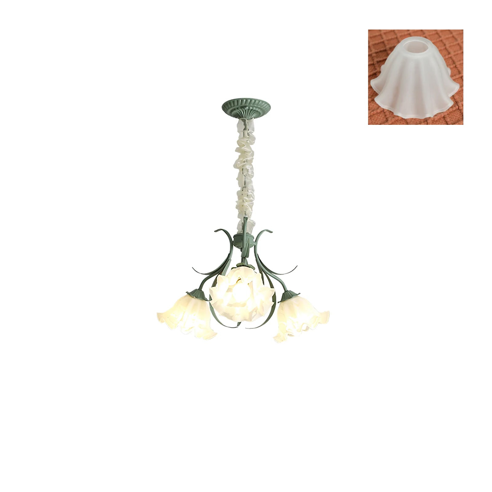 Lily of the Valley Flower Chandelier - Lamp Outdoor