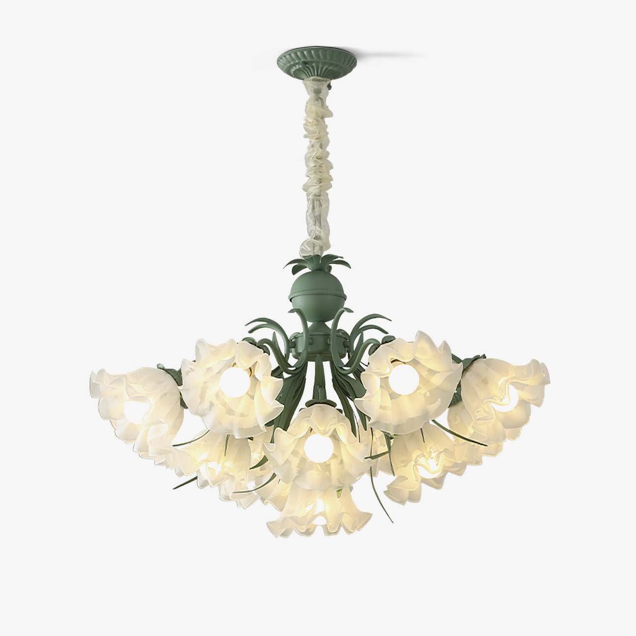 Lily of the Valley Flower Chandelier - Lamp Outdoor