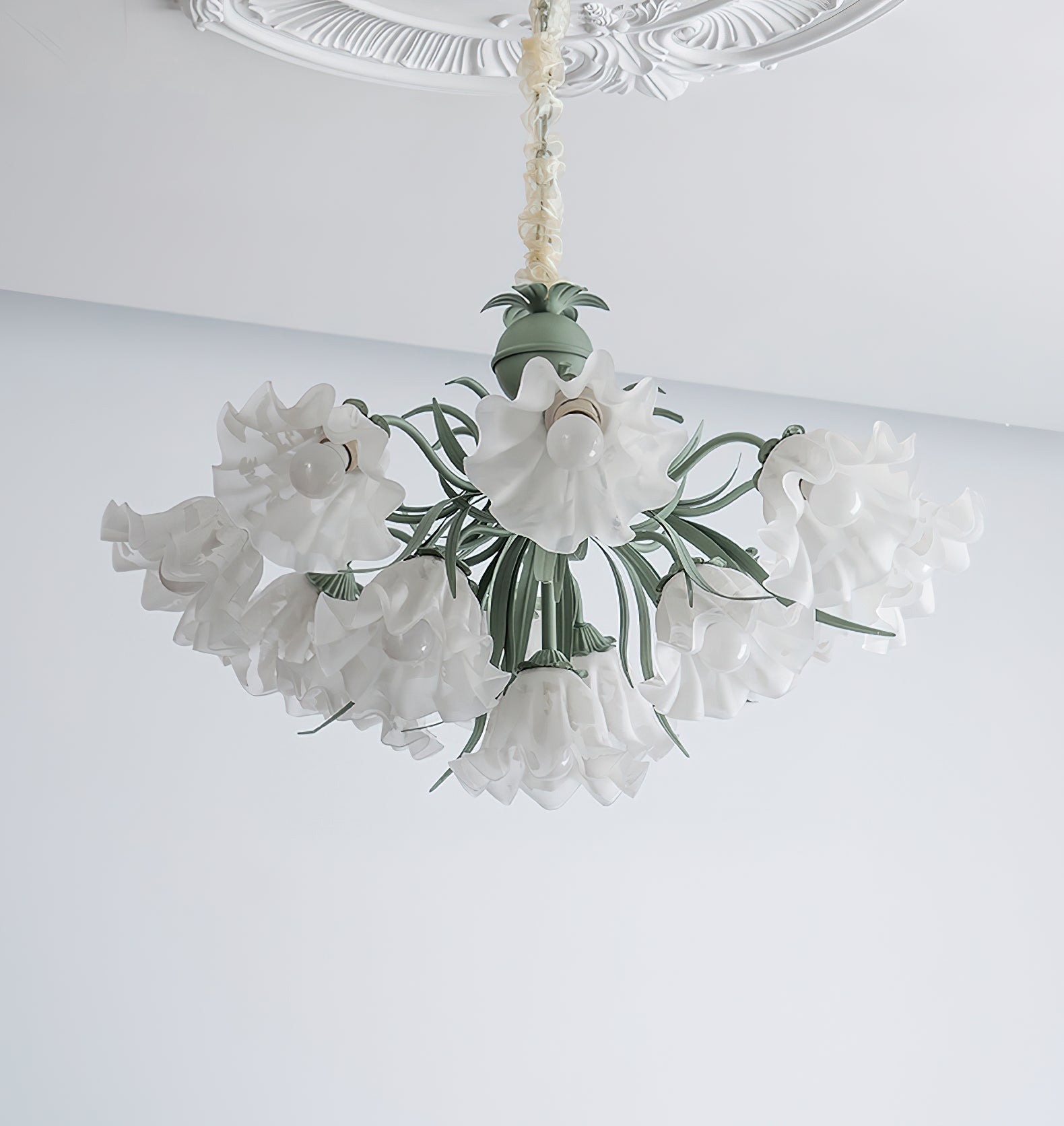 Lily of the Valley Flower Chandelier - Lamp Outdoor