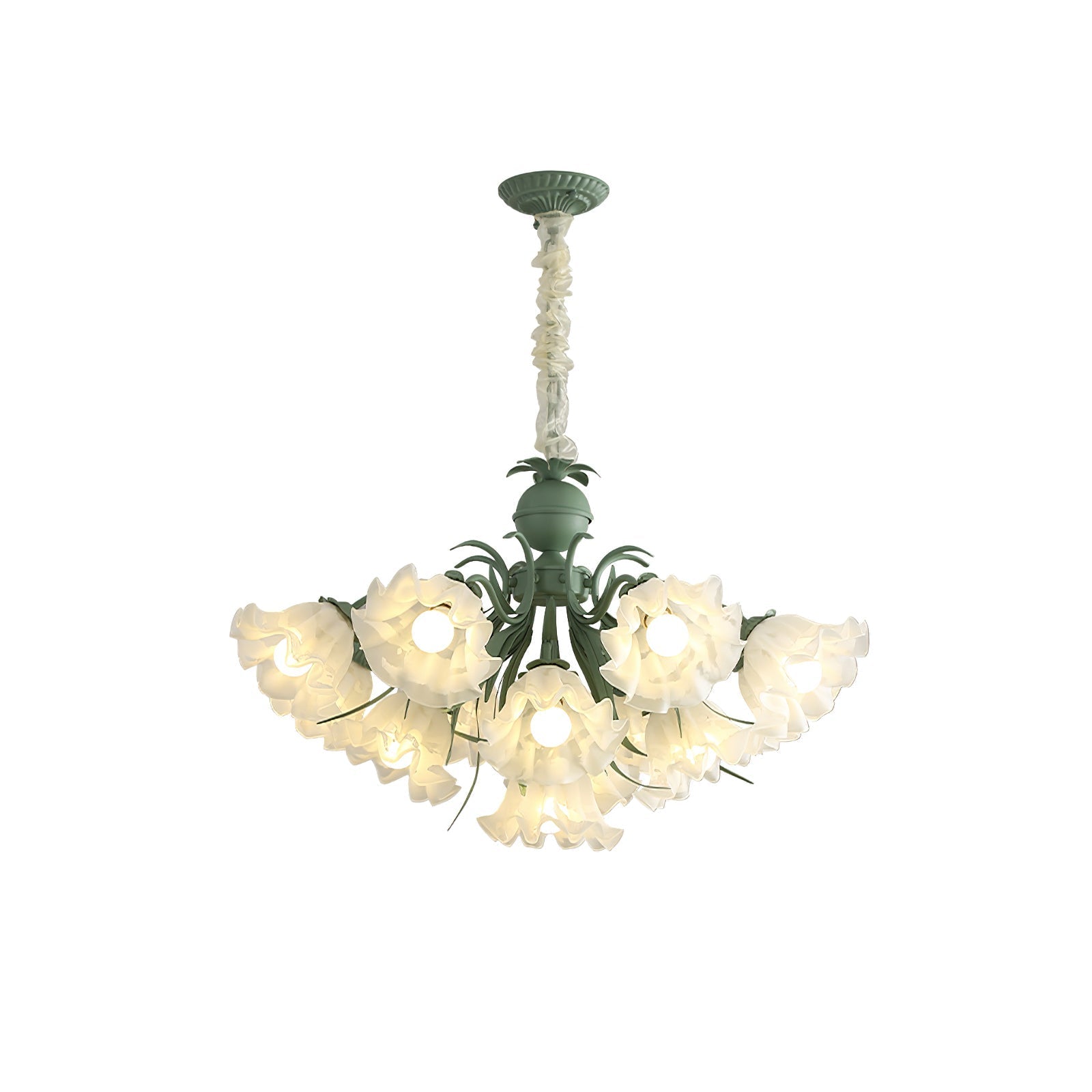 Lily of the Valley Flower Chandelier - Lamp Outdoor