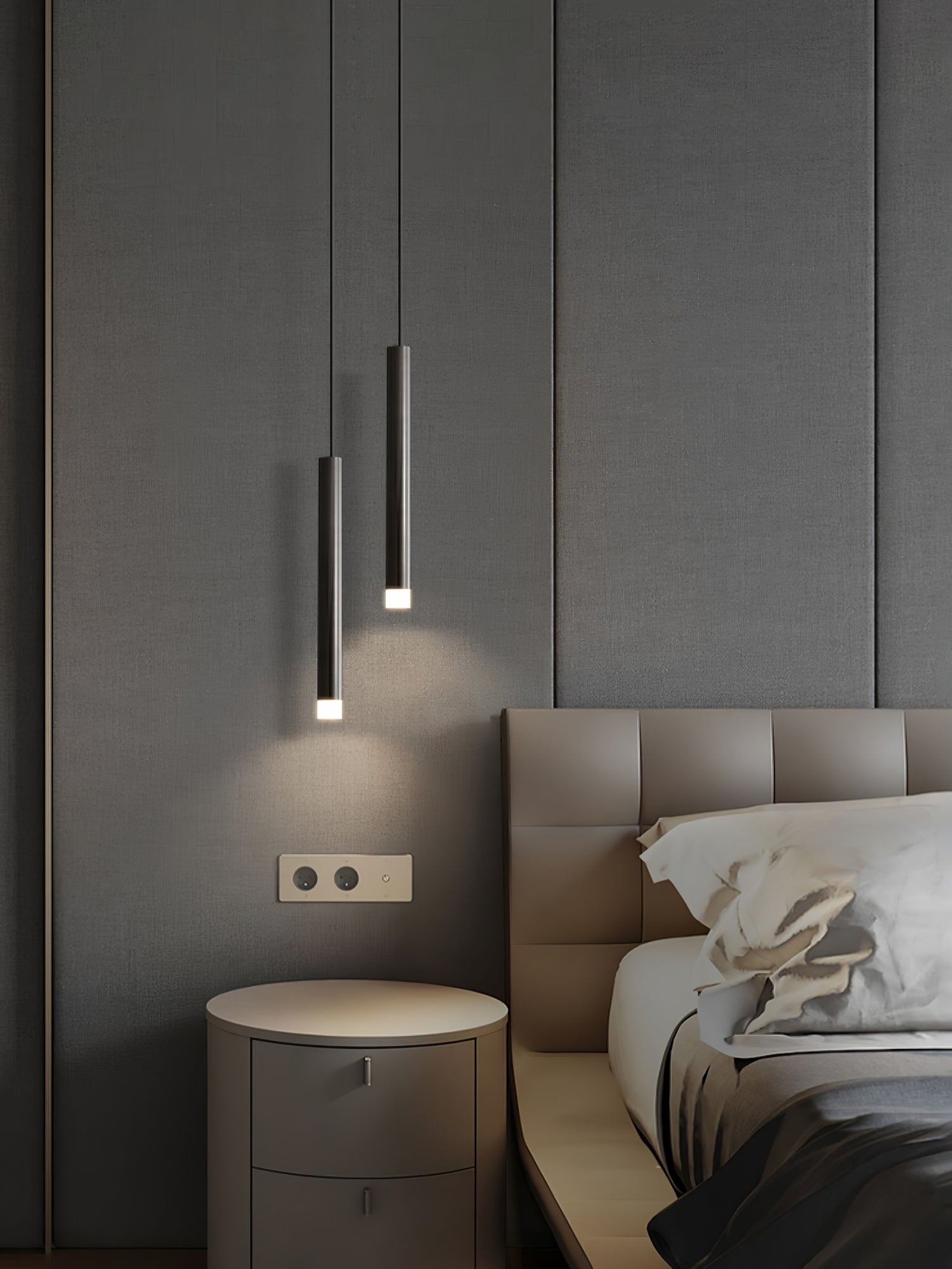 Cetheel Modern Minimalist Brass Plastic Pendant Light - Lamp Outdoor