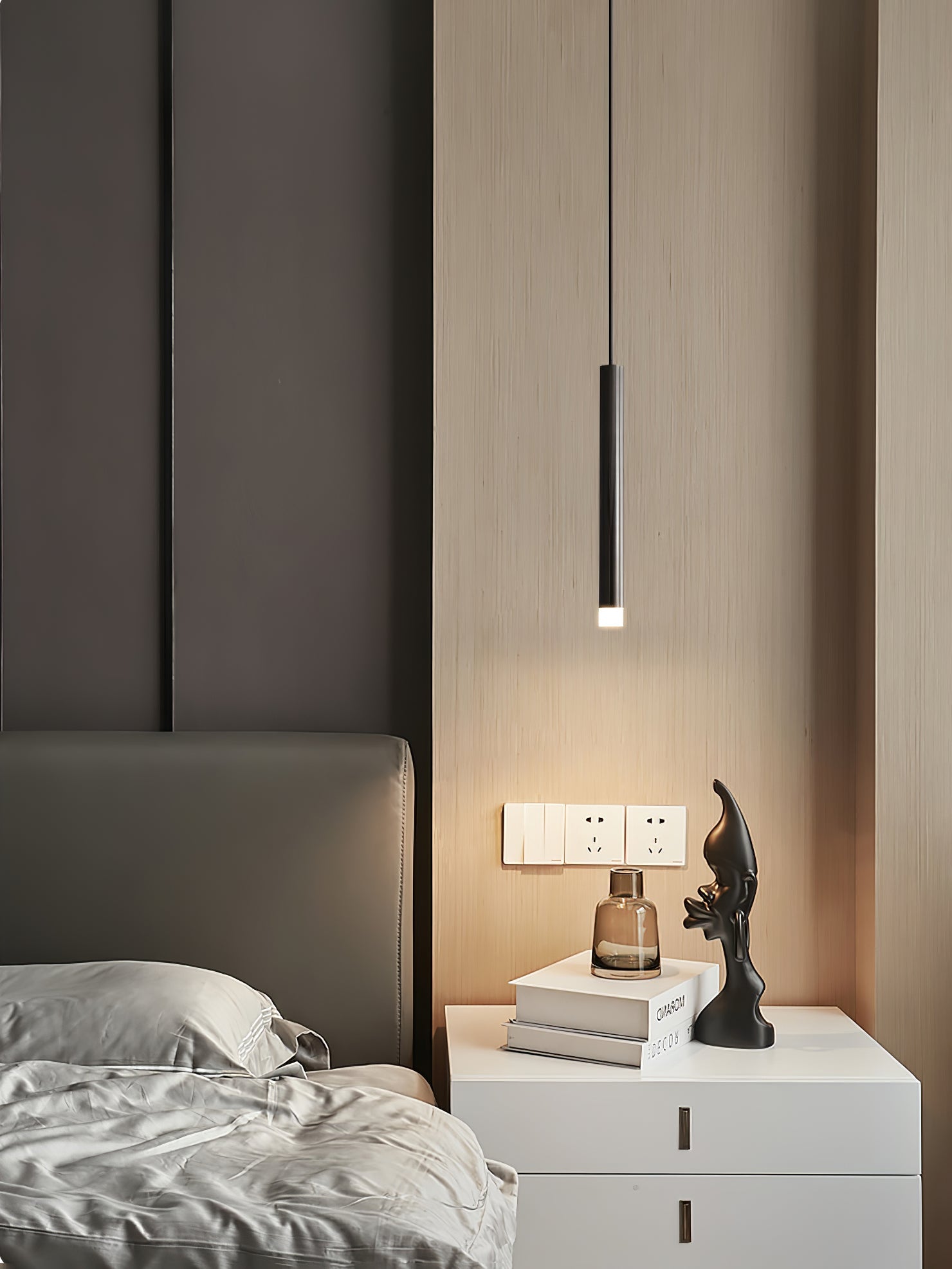 Cetheel Modern Minimalist Brass Plastic Pendant Light - Lamp Outdoor
