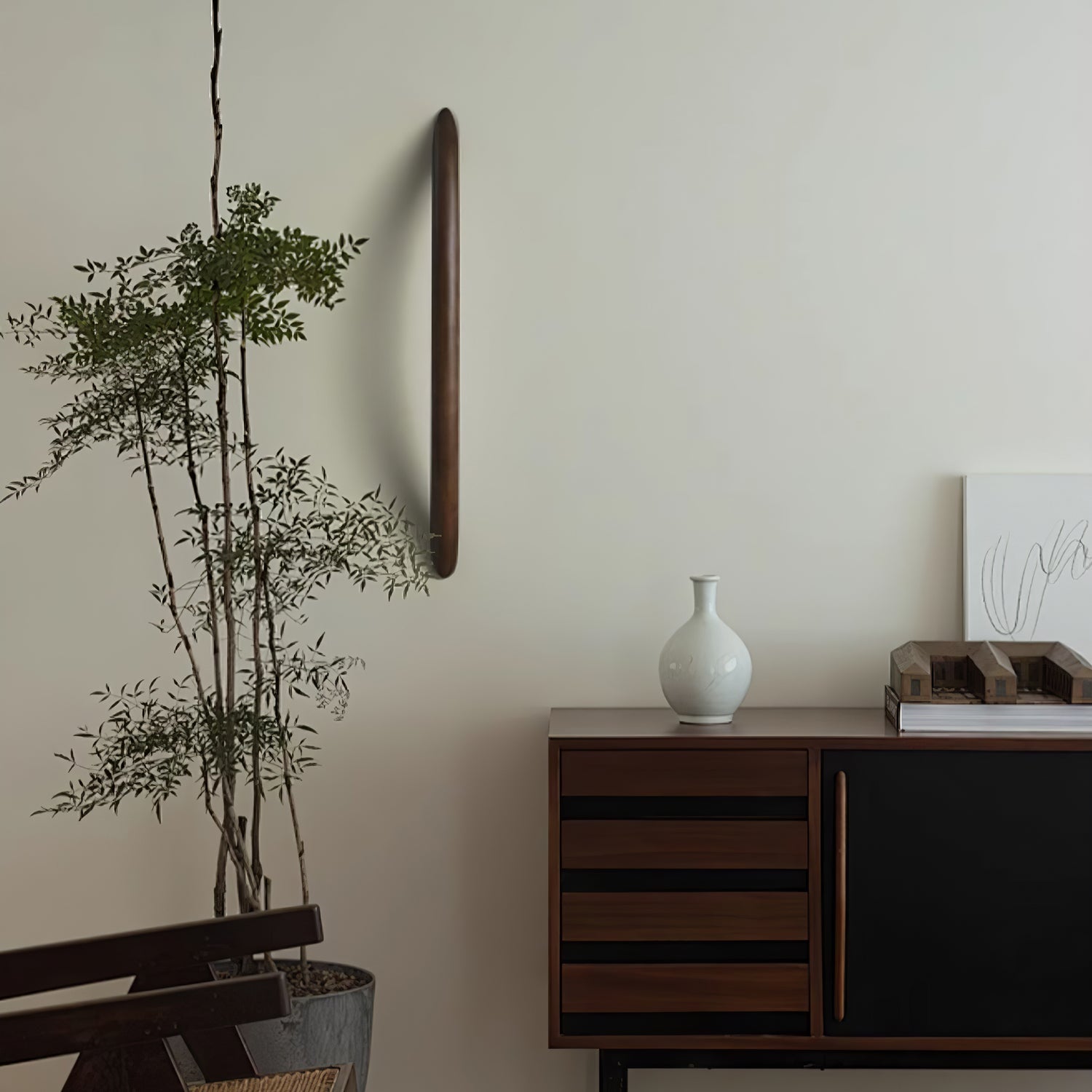 Linea Wood Wall Light - Lamp Outdoor