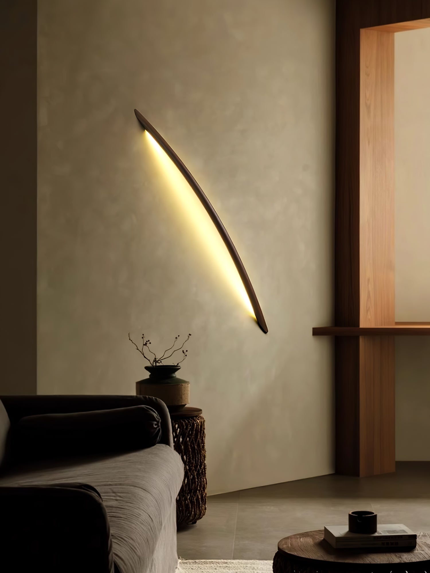 Linea Wood Wall Light - Lamp Outdoor