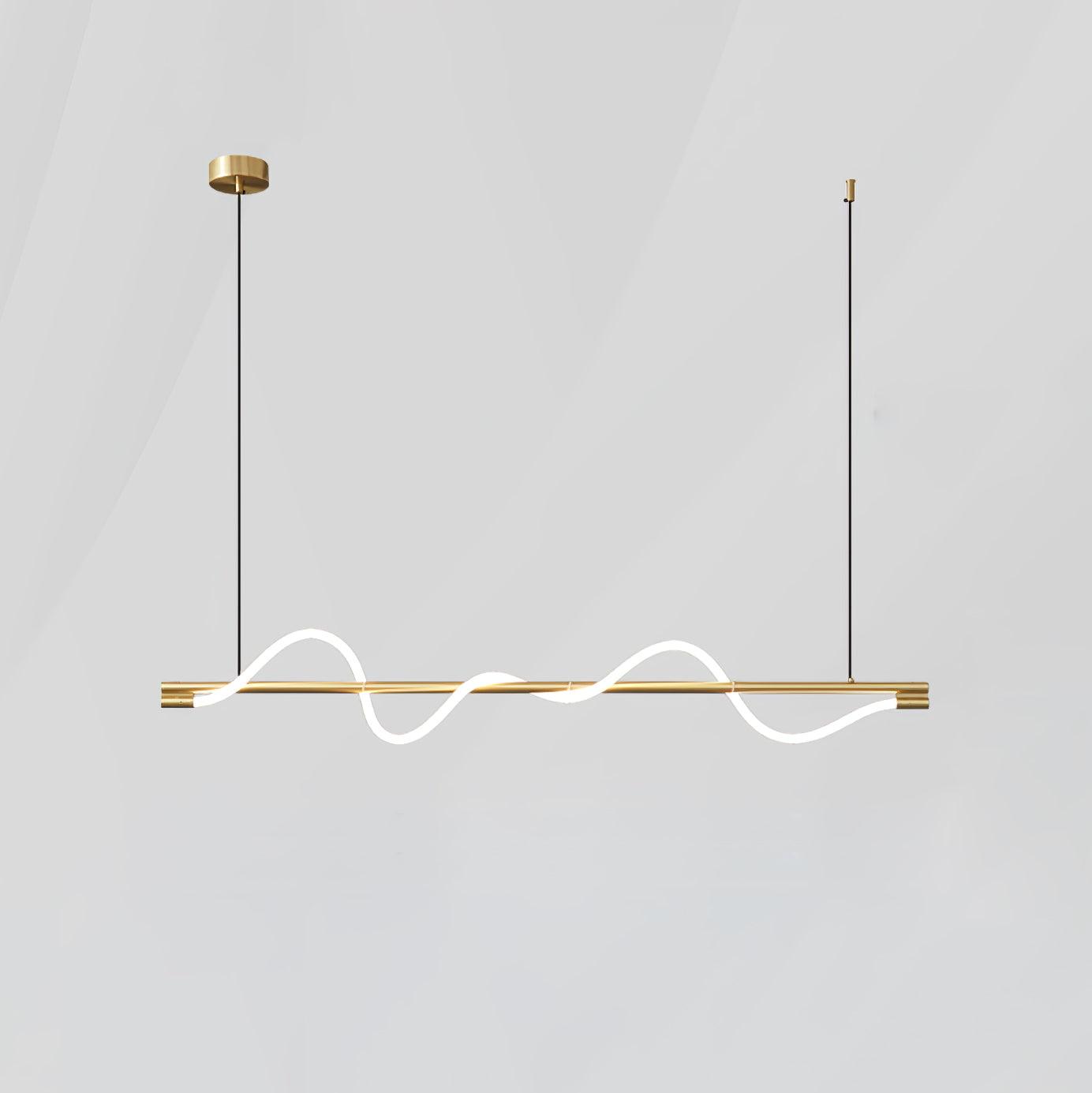 Linear Curve Island Pendant Lamp - Lamp Outdoor