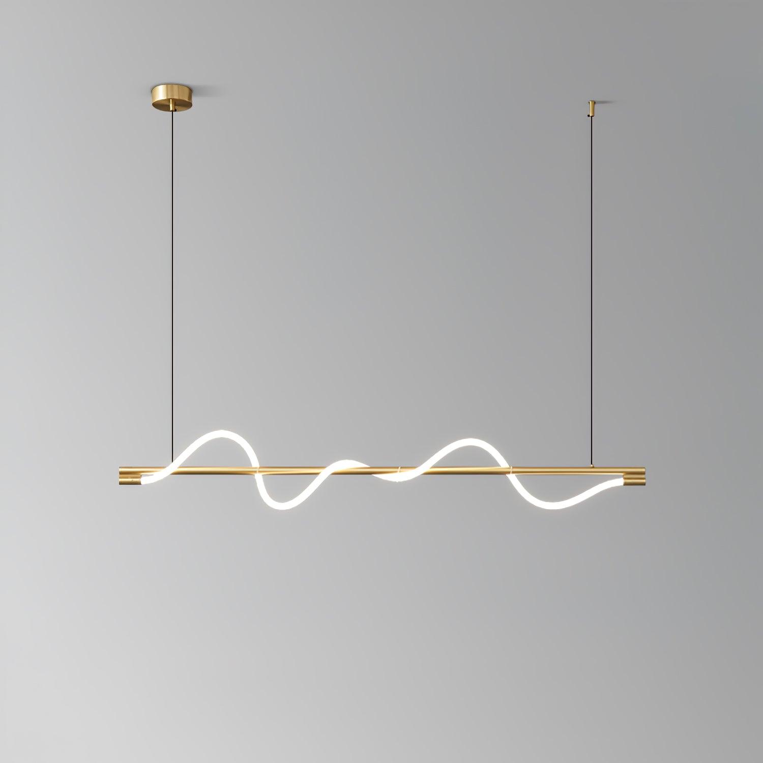 Linear Curve Island Pendant Lamp - Lamp Outdoor