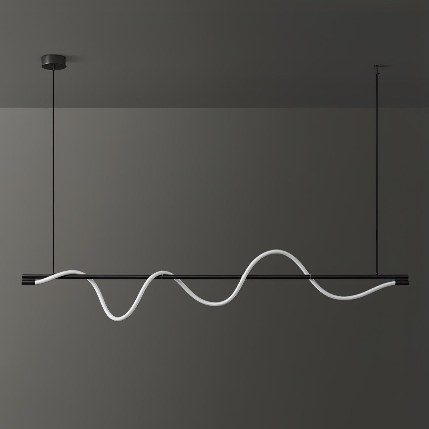 Linear Curve Island Pendant Lamp - Lamp Outdoor