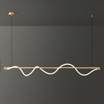 Linear Curve Island Pendant Lamp - Lamp Outdoor