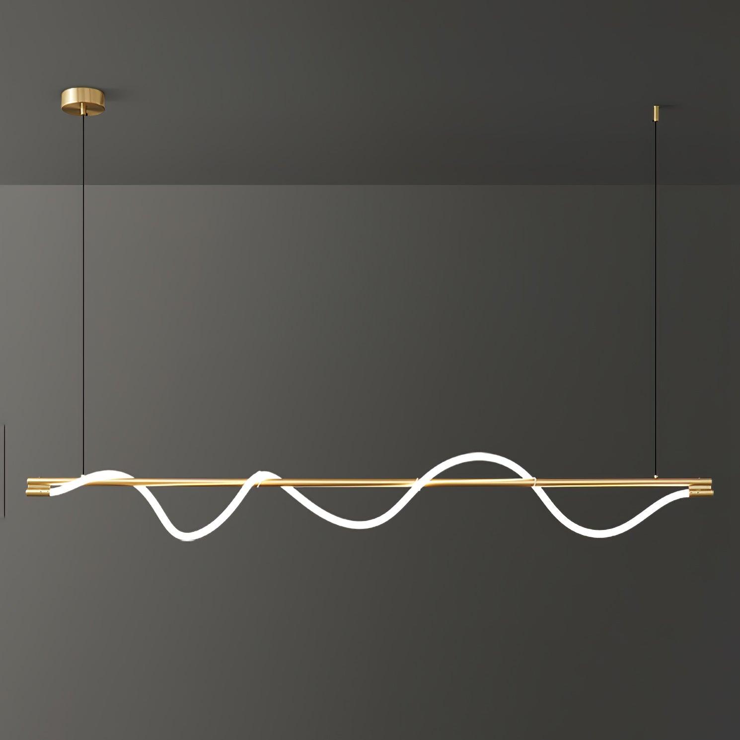 Linear Curve Island Pendant Lamp - Lamp Outdoor