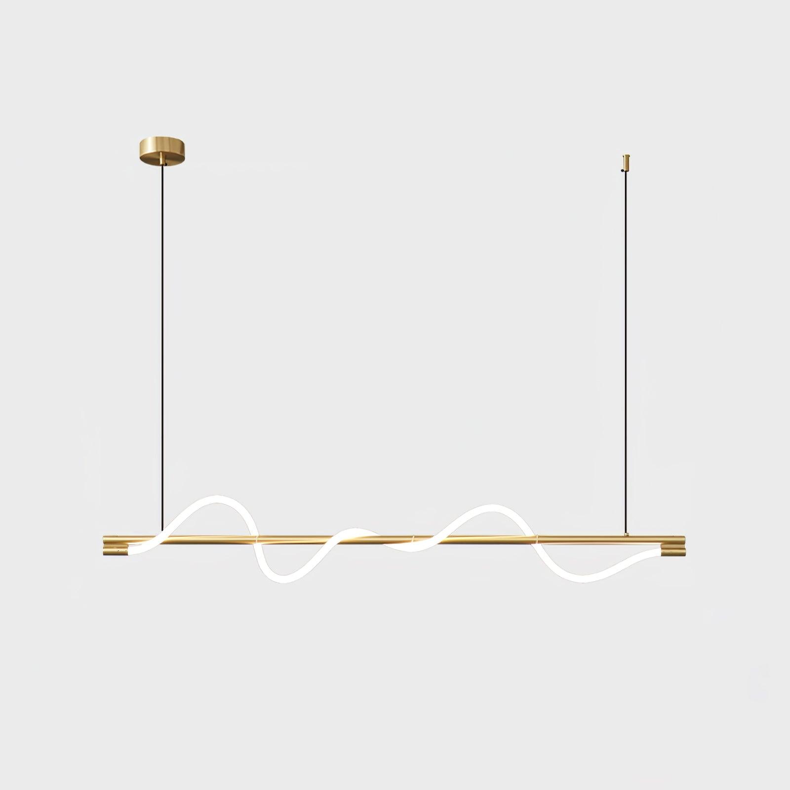 Linear Curve Island Pendant Lamp - Lamp Outdoor
