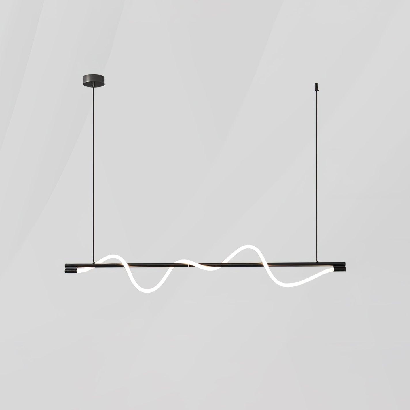 Linear Curve Island Pendant Lamp - Lamp Outdoor