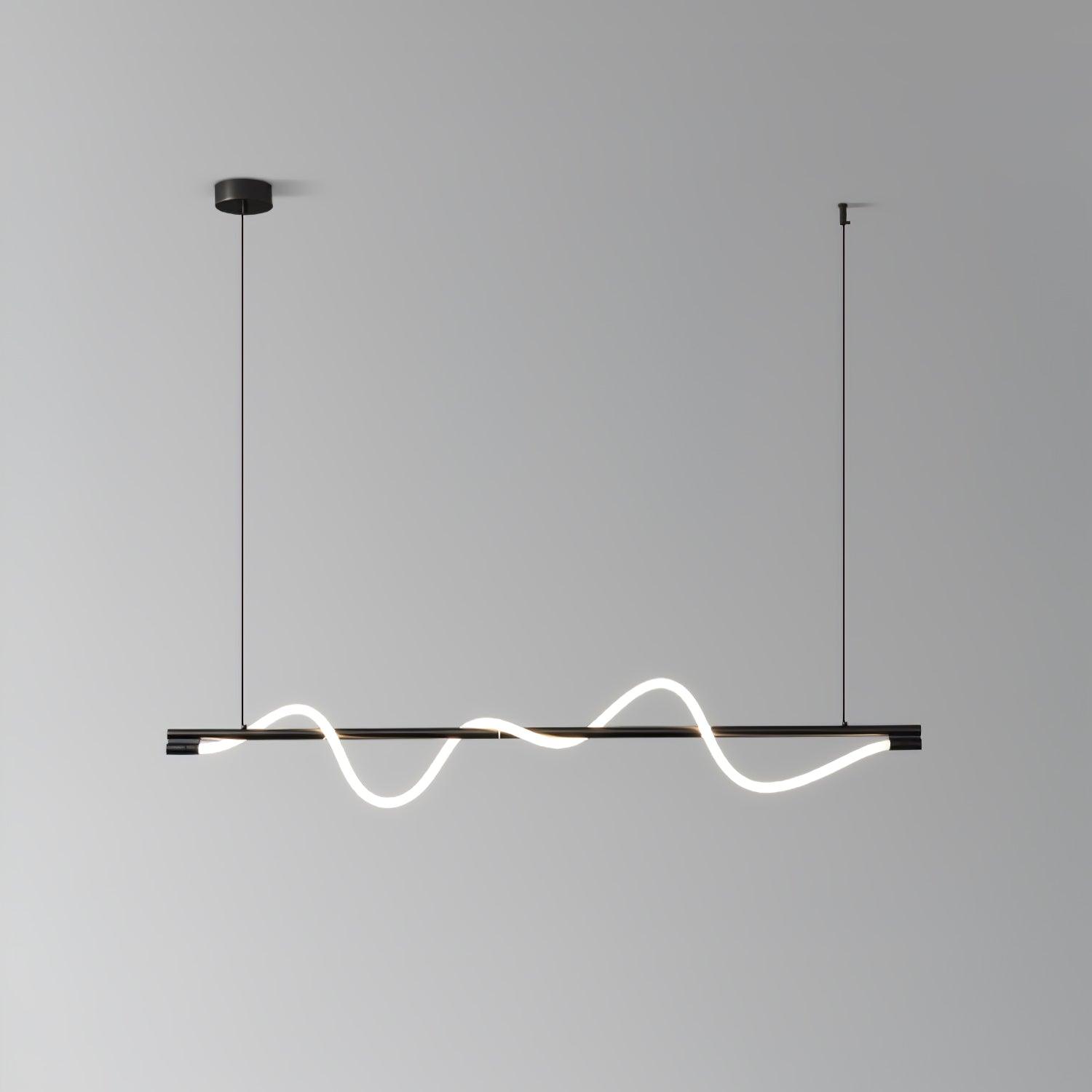 Linear Curve Island Pendant Lamp - Lamp Outdoor