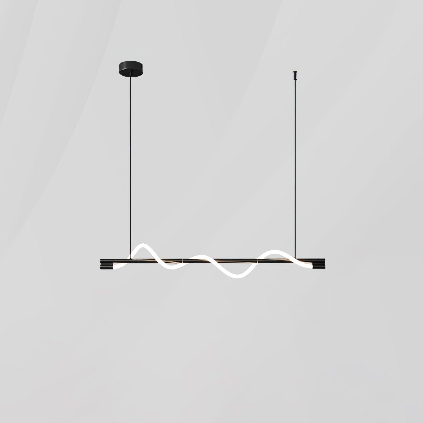 Linear Curve Island Pendant Lamp - Lamp Outdoor