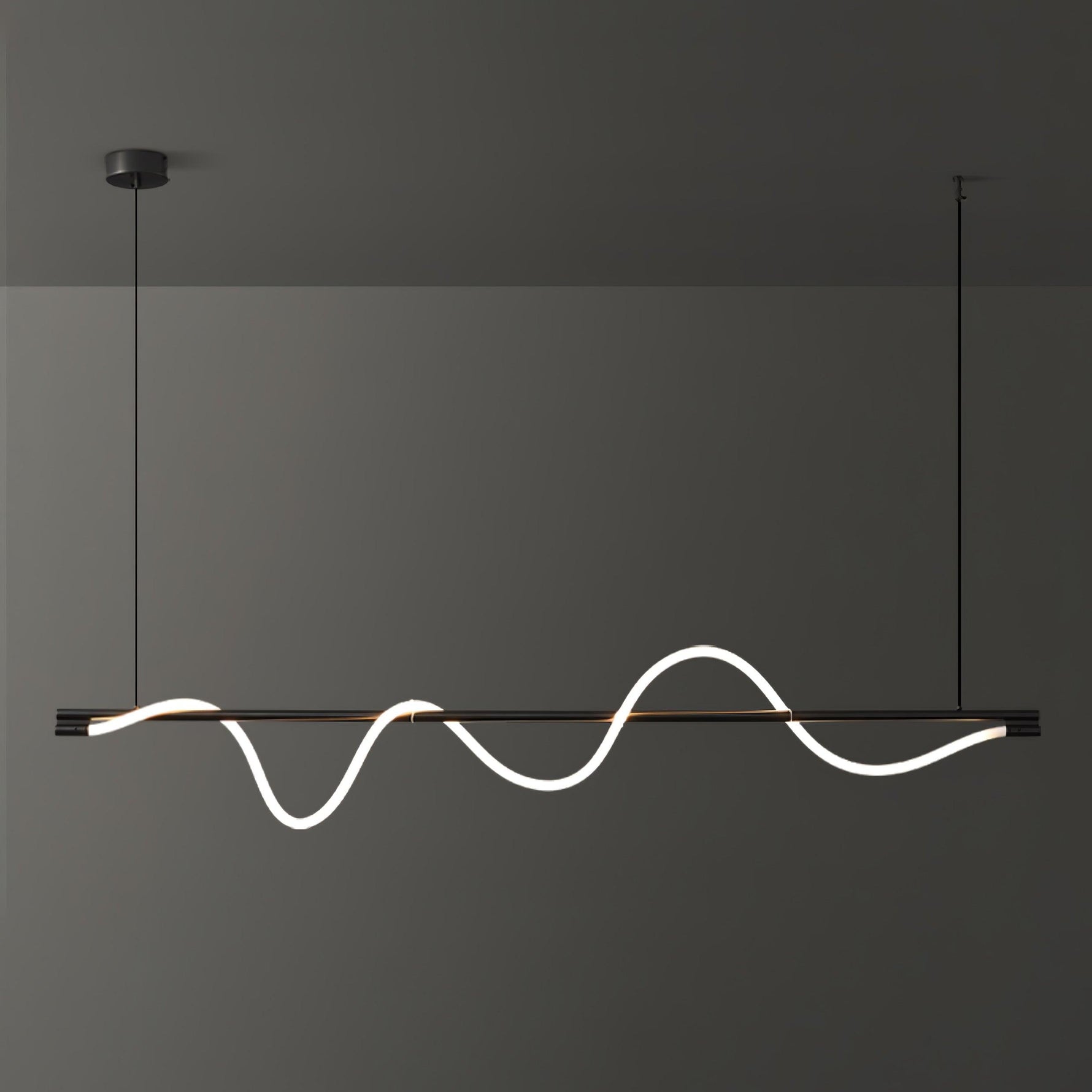 Linear Curve Island Pendant Lamp - Lamp Outdoor