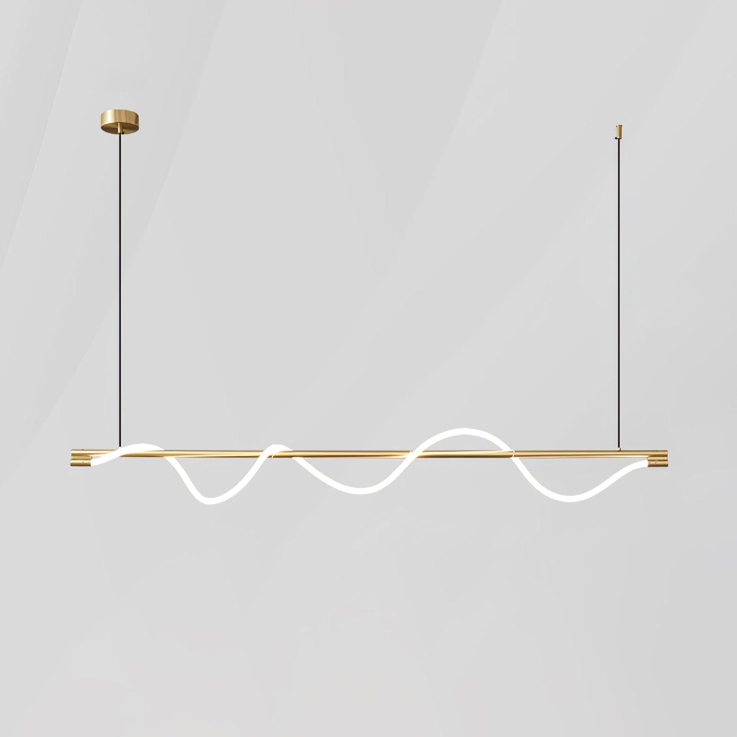 Linear Curve Island Pendant Lamp - Lamp Outdoor