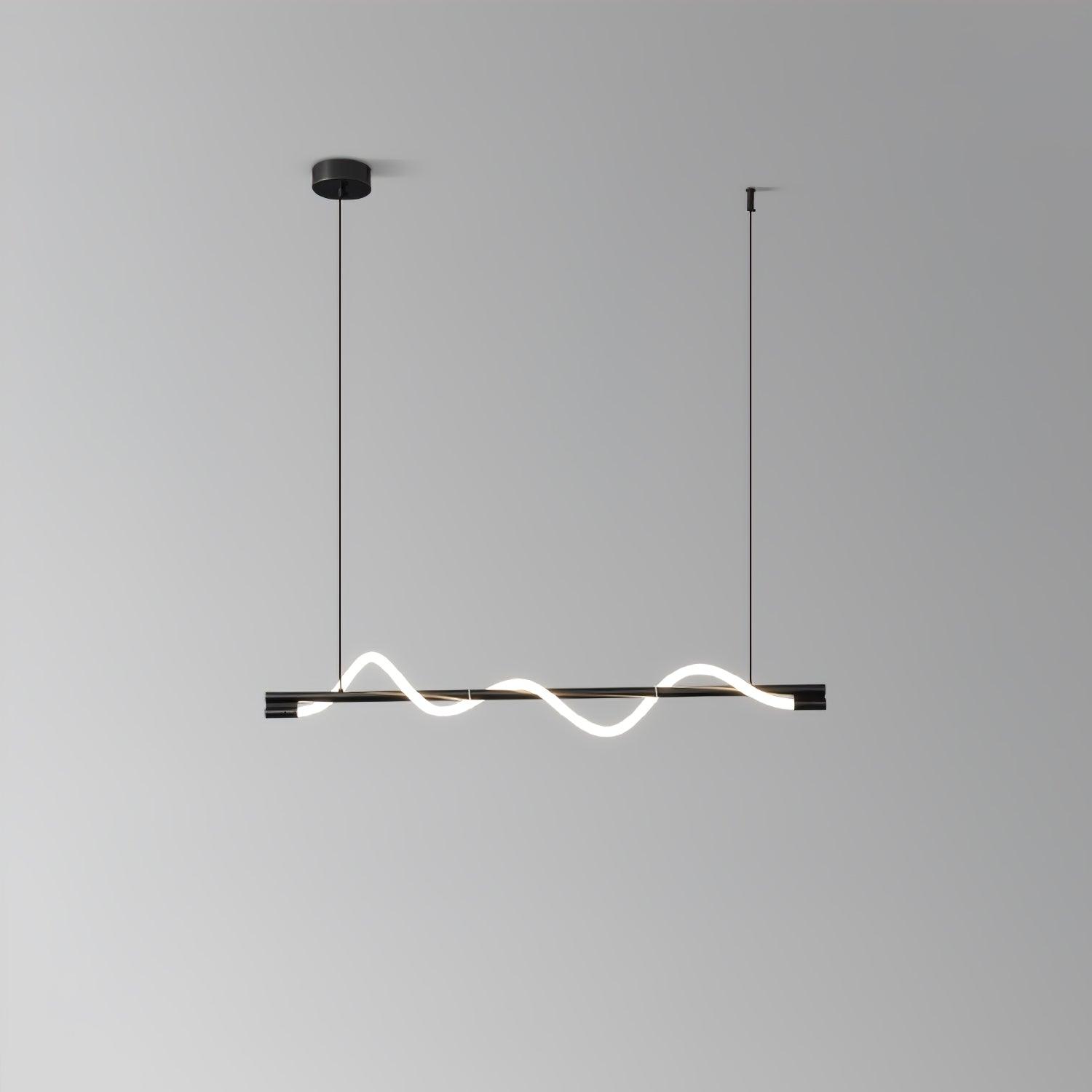 Linear Curve Island Pendant Lamp - Lamp Outdoor