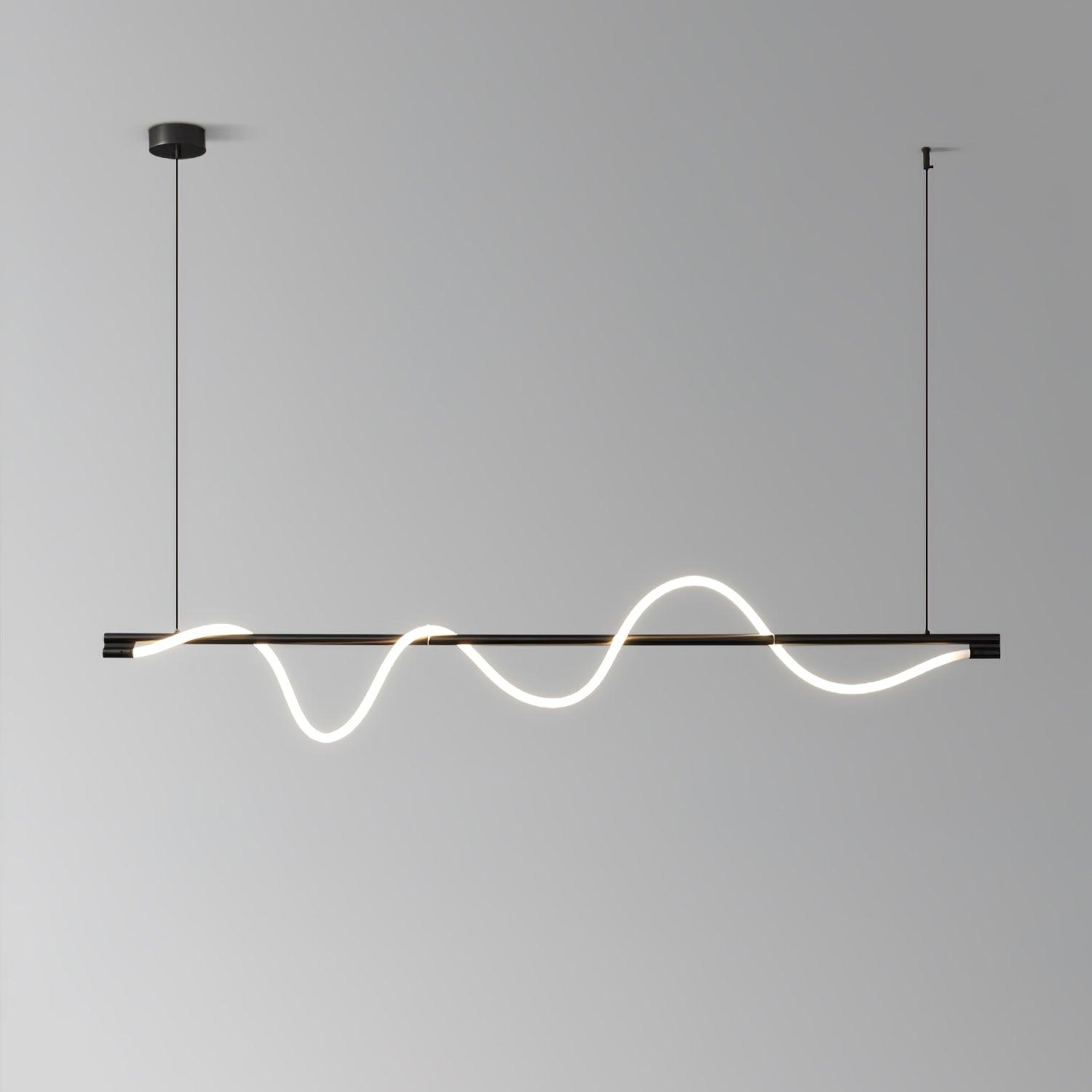Linear Curve Island Pendant Lamp - Lamp Outdoor
