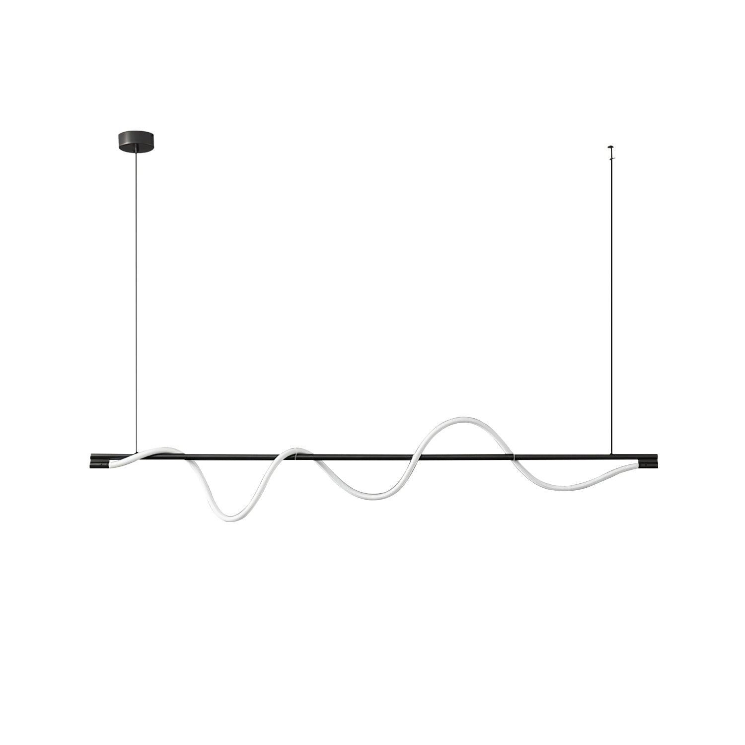 Linear Curve Island Pendant Lamp - Lamp Outdoor