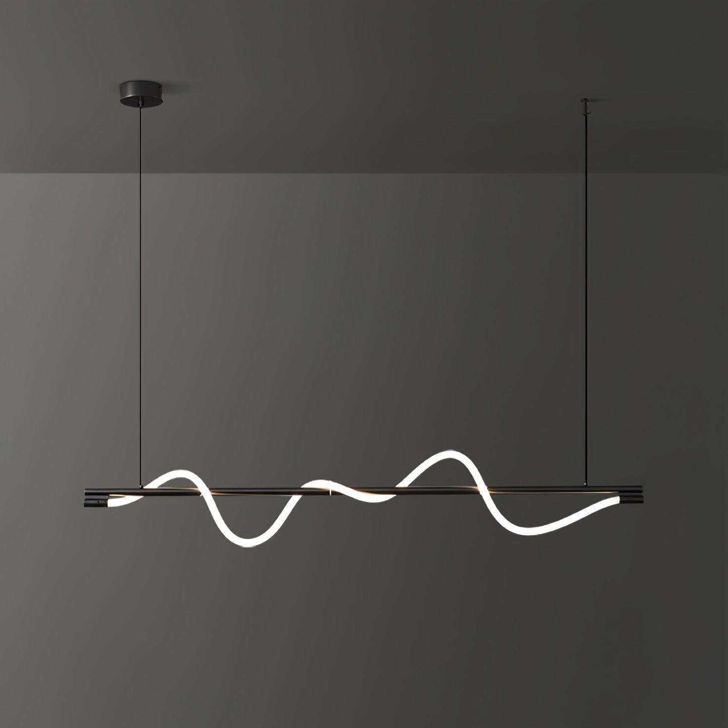 Linear Curve Island Pendant Lamp - Lamp Outdoor