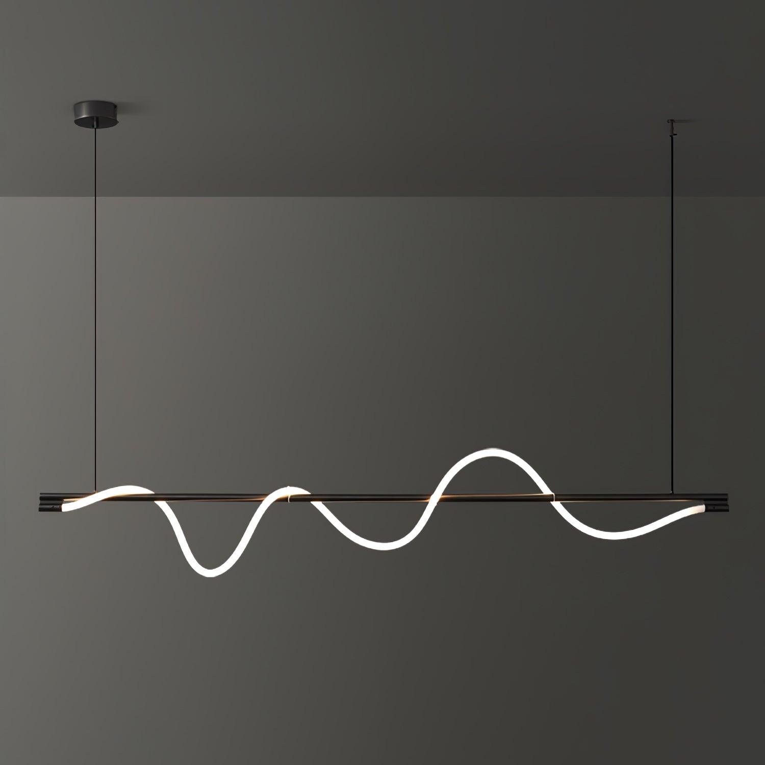 Linear Curve Island Pendant Lamp - Lamp Outdoor