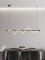 Linear Curve Island Pendant Lamp - Lamp Outdoor