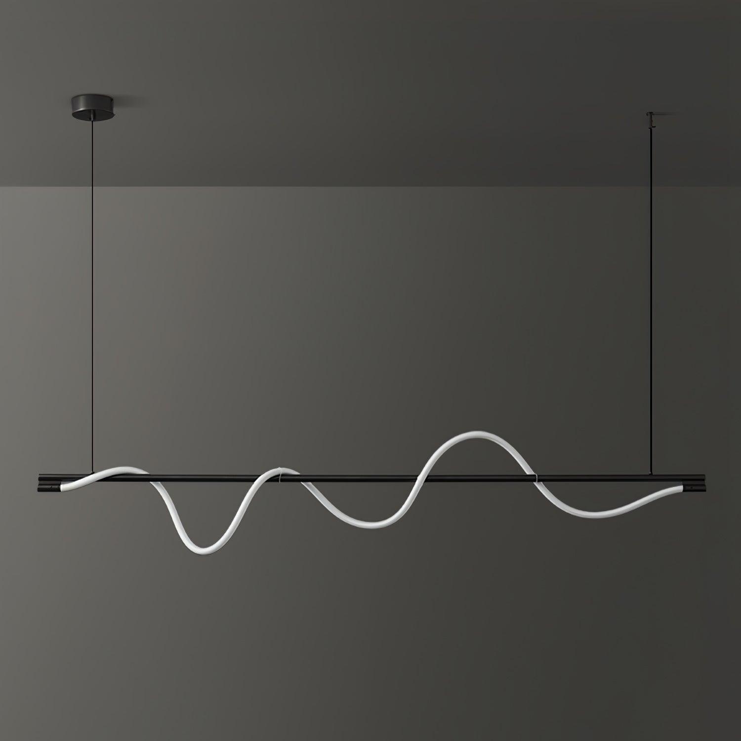 Linear Curve Island Pendant Lamp - Lamp Outdoor