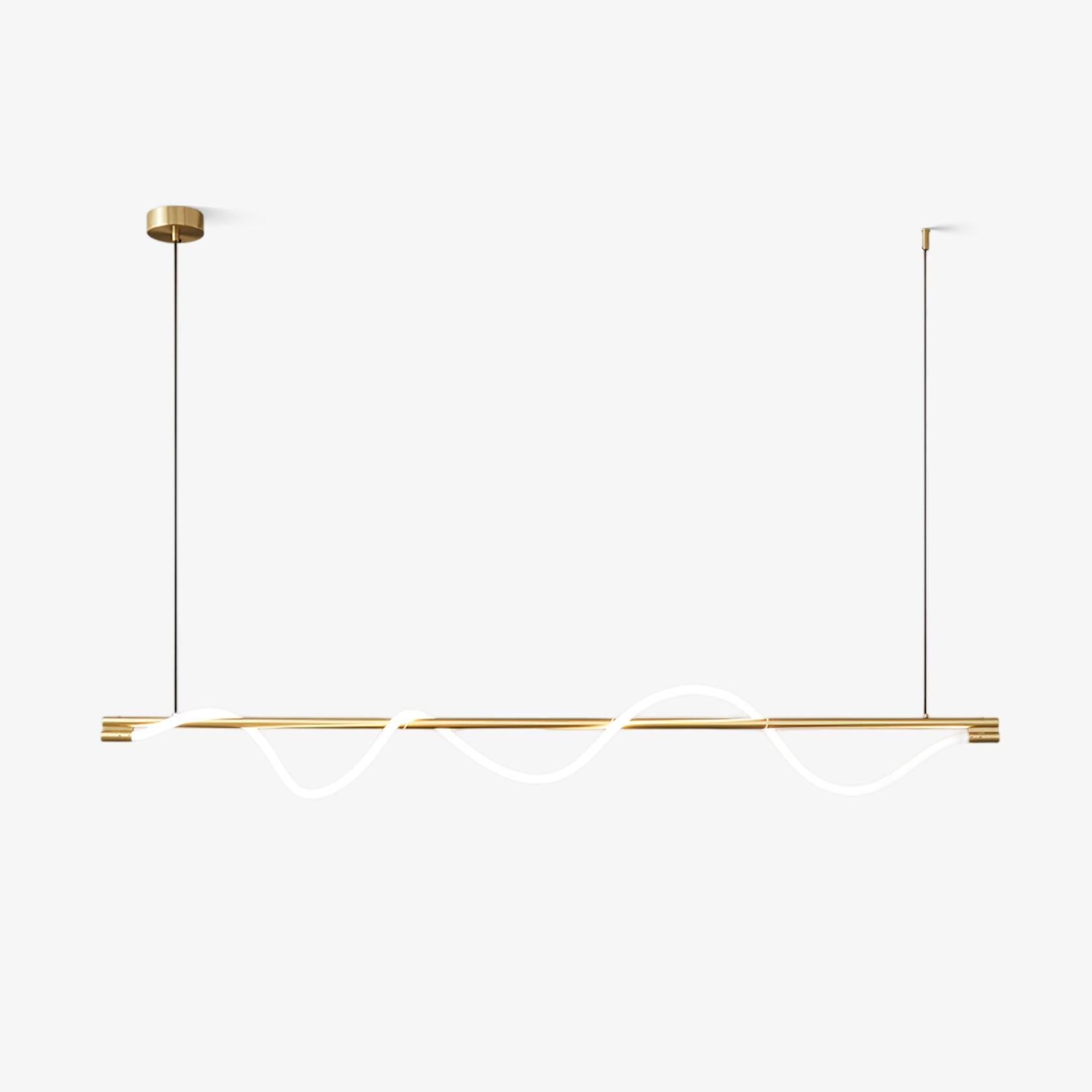 Linear Curve Island Pendant Lamp - Lamp Outdoor