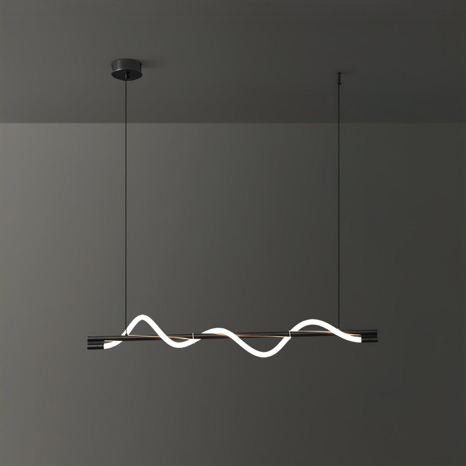 Linear Curve Island Pendant Lamp - Lamp Outdoor