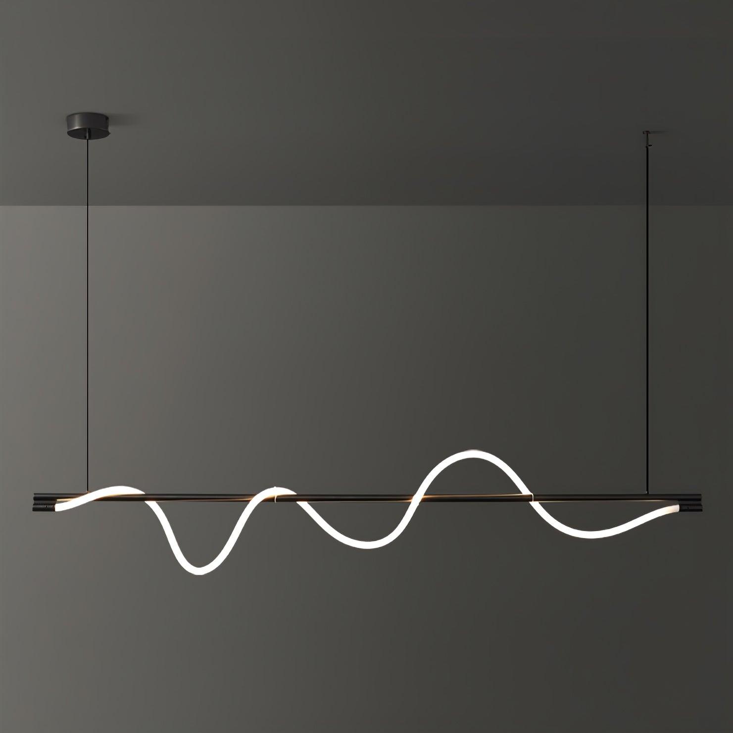 Linear Curve Island Pendant Lamp - Lamp Outdoor