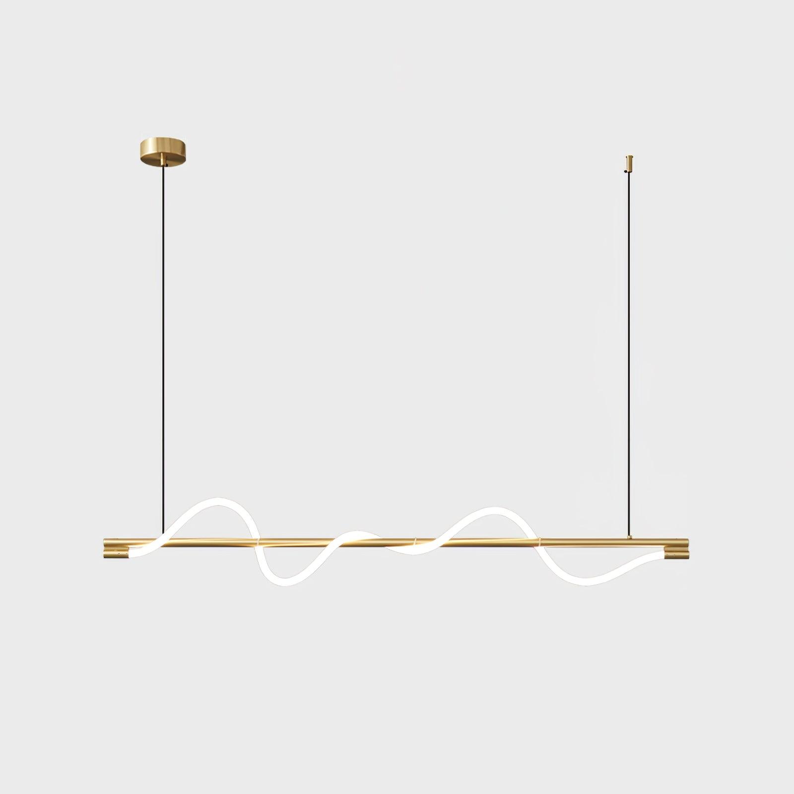 Linear Curve Island Pendant Lamp - Lamp Outdoor