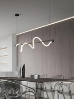 Linear Curve Island Pendant Lamp - Lamp Outdoor