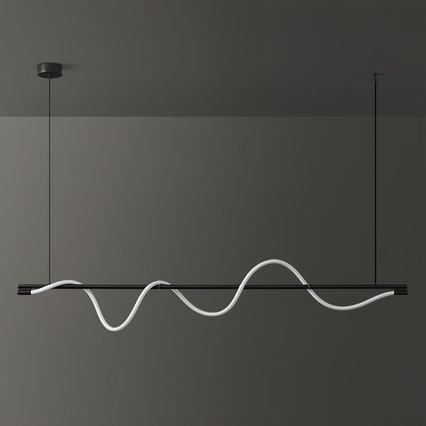 Linear Curve Island Pendant Lamp - Lamp Outdoor