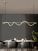 Linear Curve Island Pendant Lamp - Lamp Outdoor