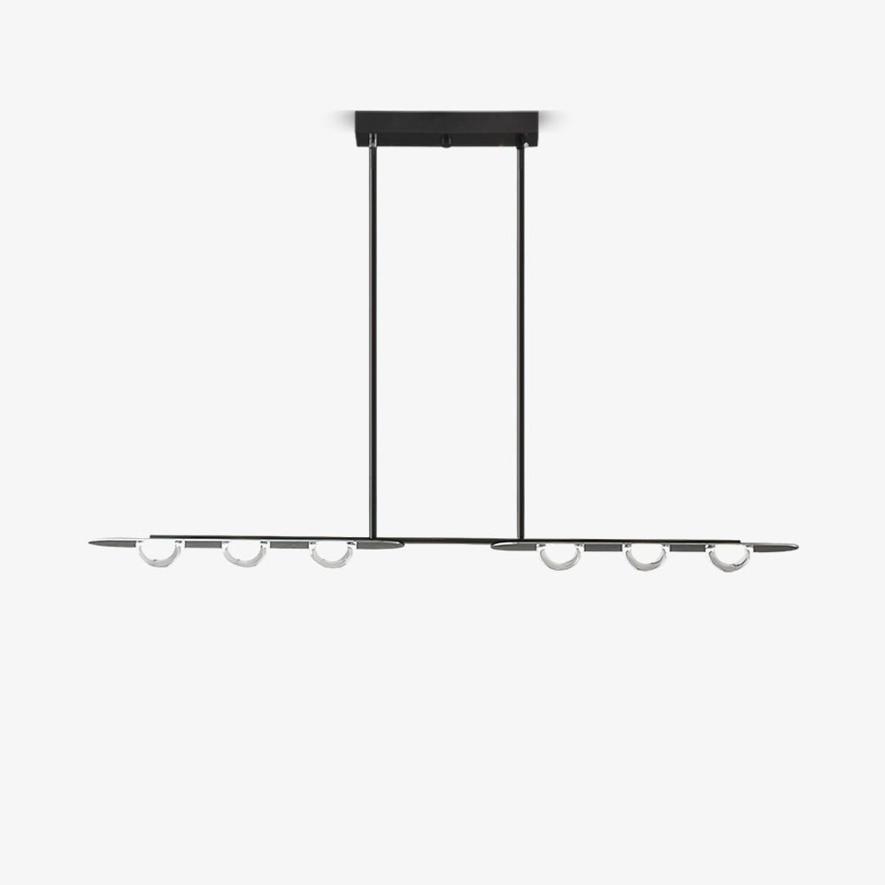 Aurora Pendant Lamp Linear Glass Minimalist - Lamp Outdoor