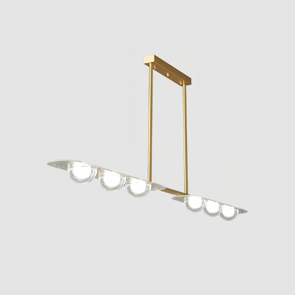 Aurora Pendant Lamp Linear Glass Minimalist - Lamp Outdoor