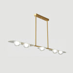 Aurora Pendant Lamp Linear Glass Minimalist - Lamp Outdoor