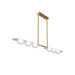 Aurora Pendant Lamp Linear Glass Minimalist - Lamp Outdoor