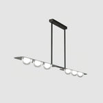 Aurora Pendant Lamp Linear Glass Minimalist - Lamp Outdoor