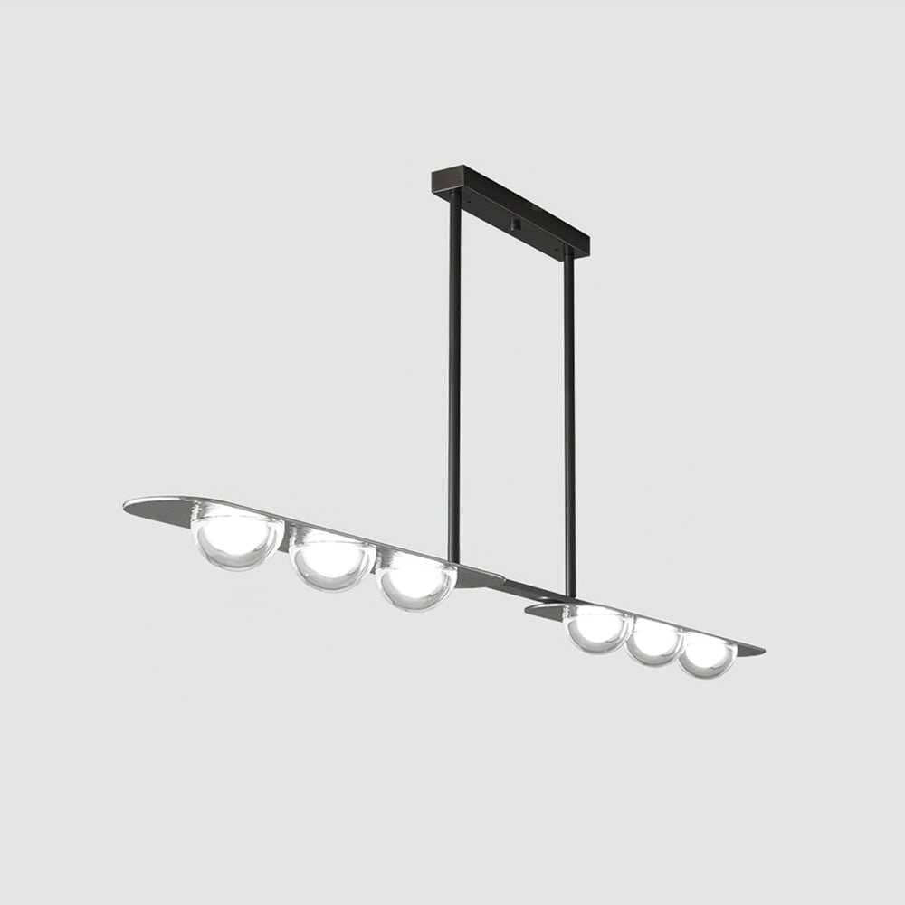 Aurora Pendant Lamp Linear Glass Minimalist - Lamp Outdoor