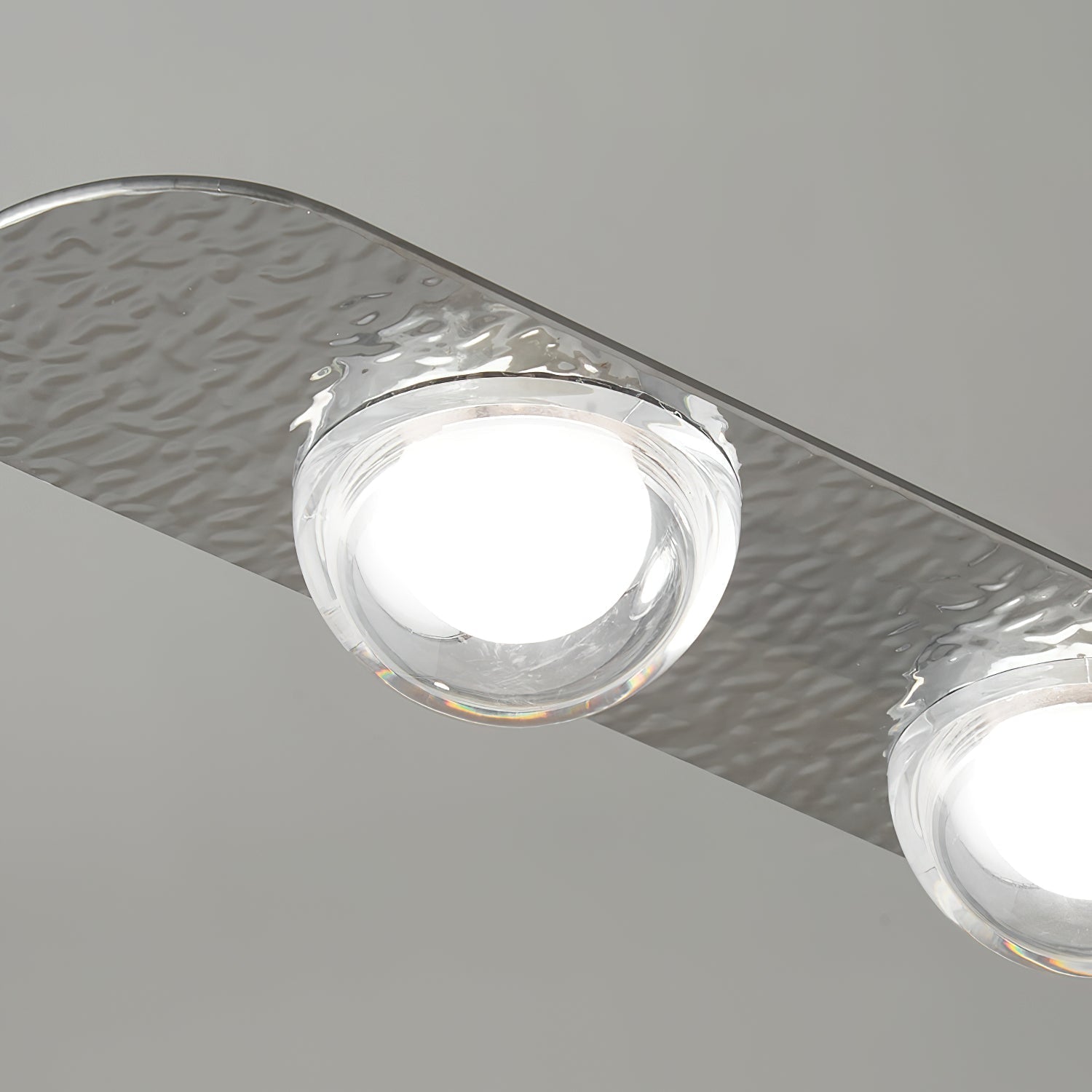 Aurora Pendant Lamp Linear Glass Minimalist - Lamp Outdoor