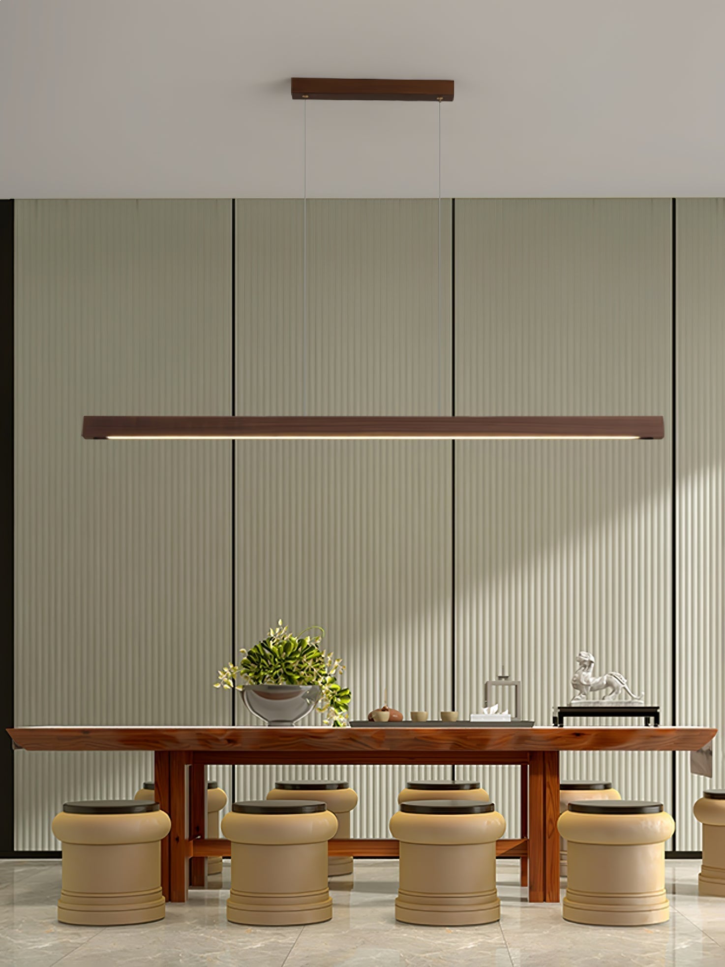 Linear Horizon Pendant Light - Lamp Outdoor