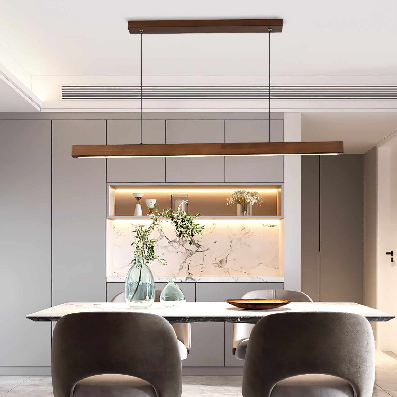 Linear Horizon Pendant Light - Lamp Outdoor