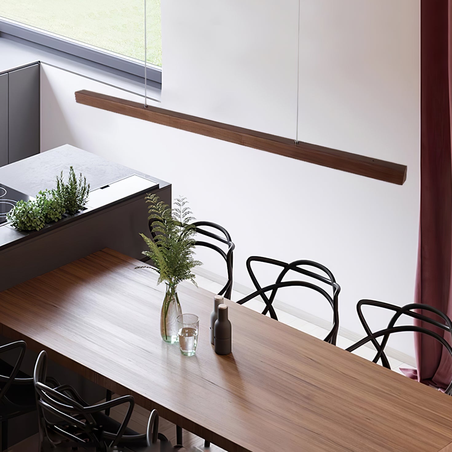 Linear Horizon Pendant Light - Lamp Outdoor