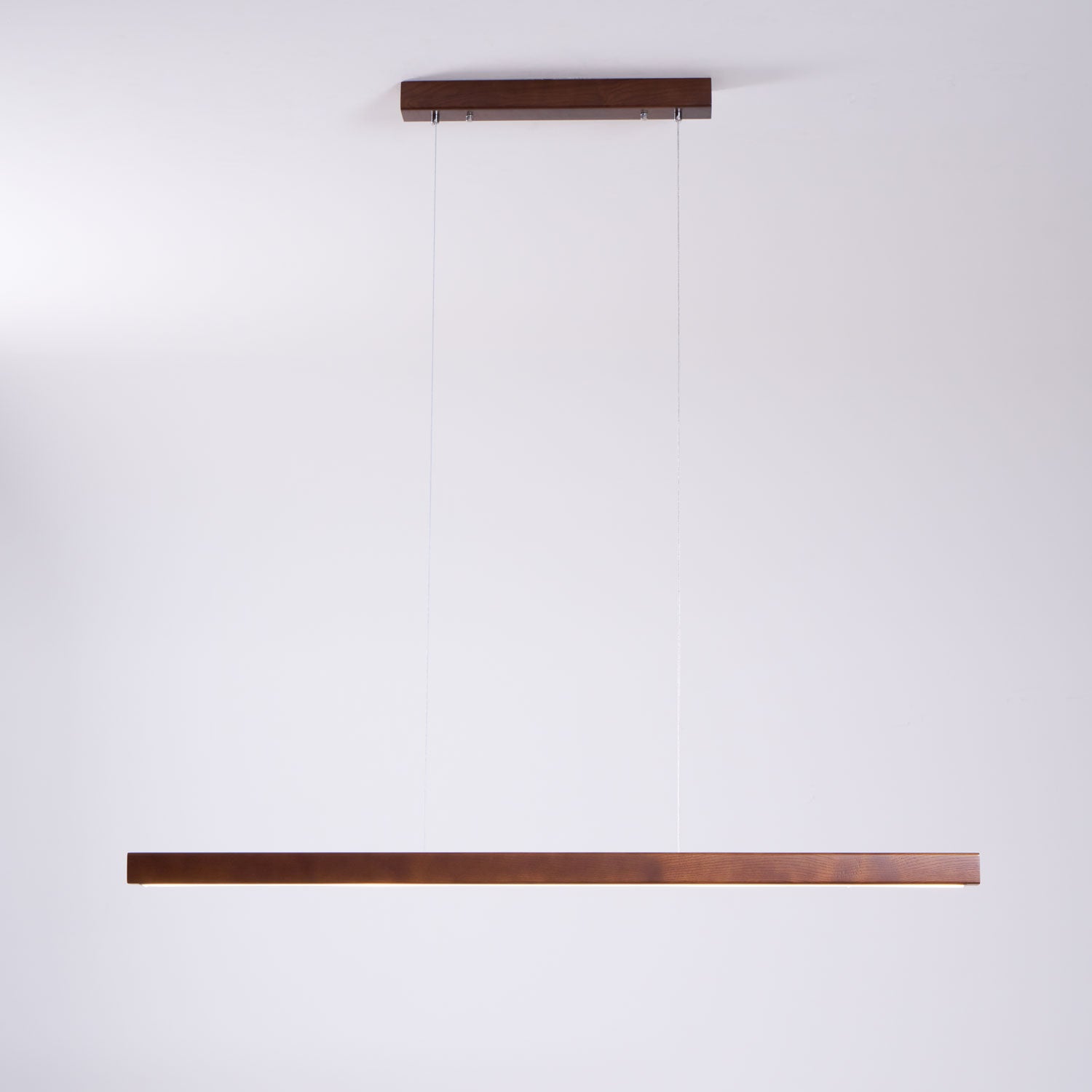 Linear Wooden Pendant Light - Lamp Outdoor