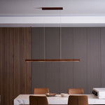 Linear Wooden Pendant Light - Lamp Outdoor