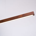 Linear Wooden Pendant Light - Lamp Outdoor