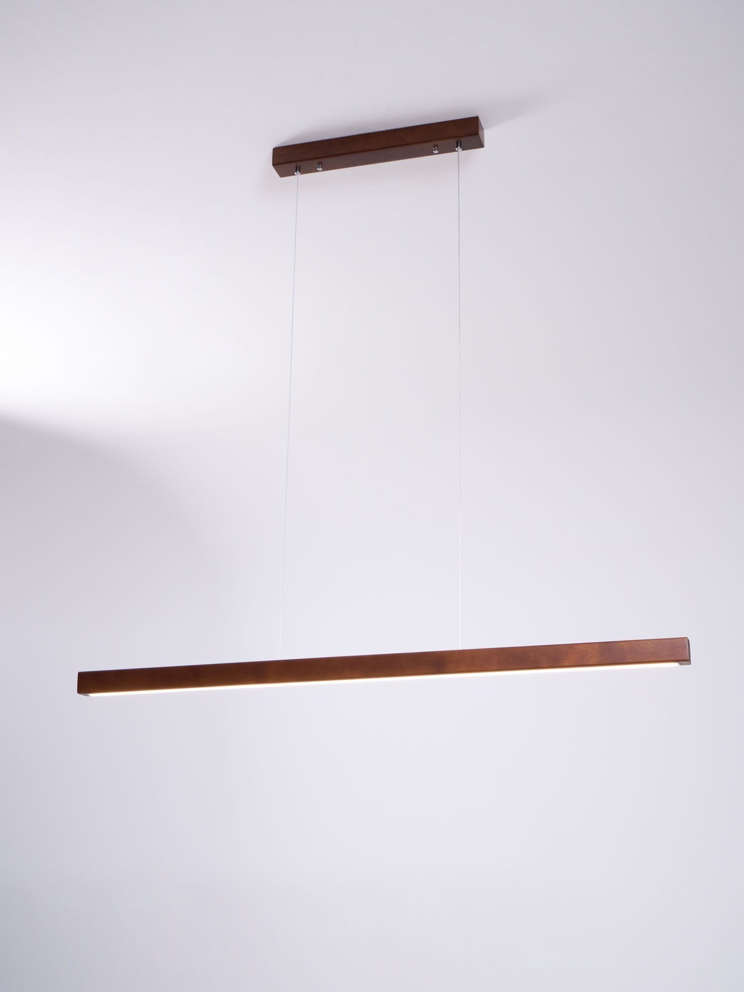 Linear Wooden Pendant Light - Lamp Outdoor