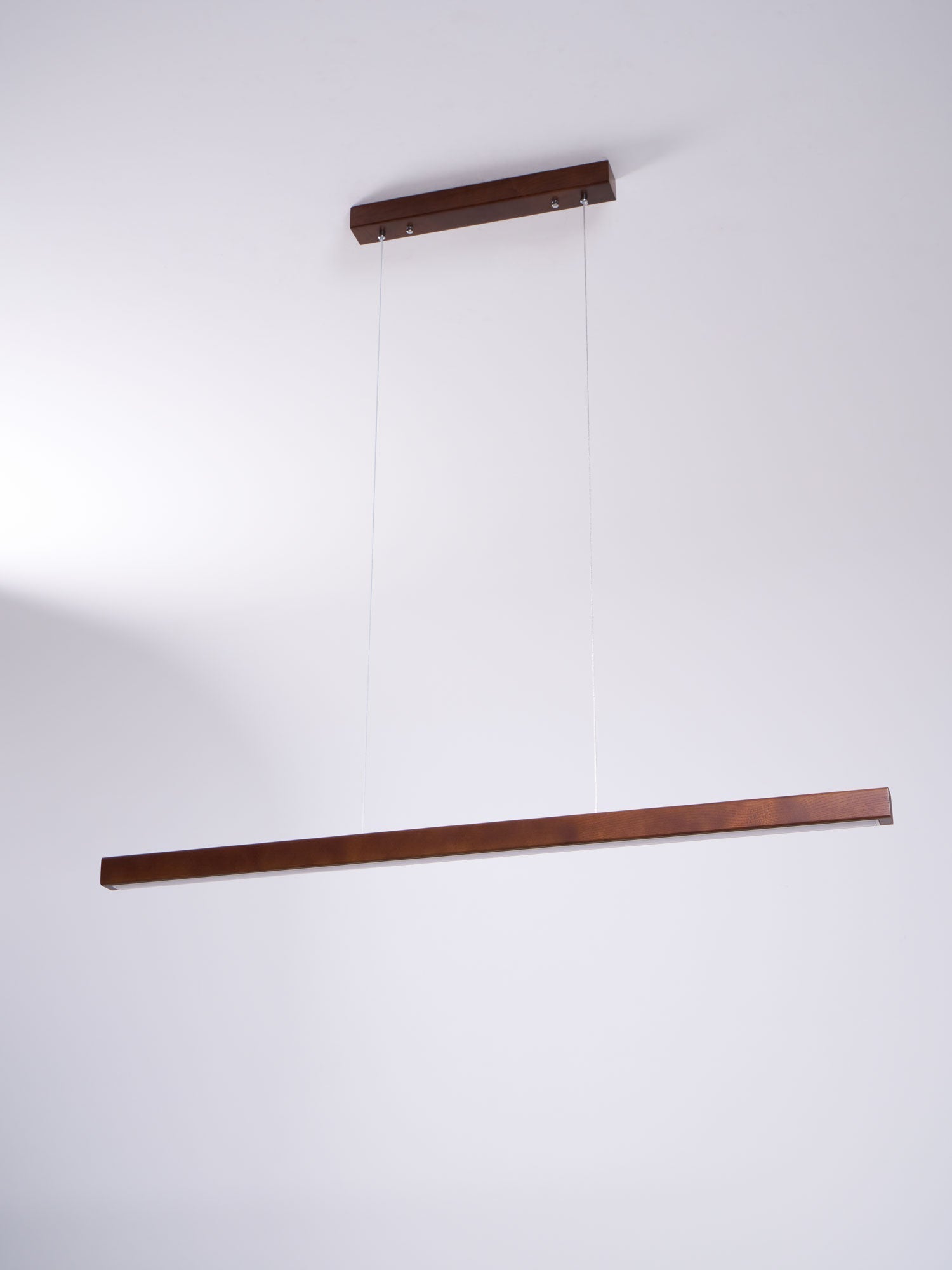 Linear Wooden Pendant Light - Lamp Outdoor