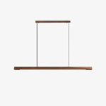 Linear Wooden Pendant Light - Lamp Outdoor